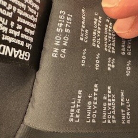 Marc New York Caramel Tan Size S Leather Jacket.  EUC - Picture 6 of 6